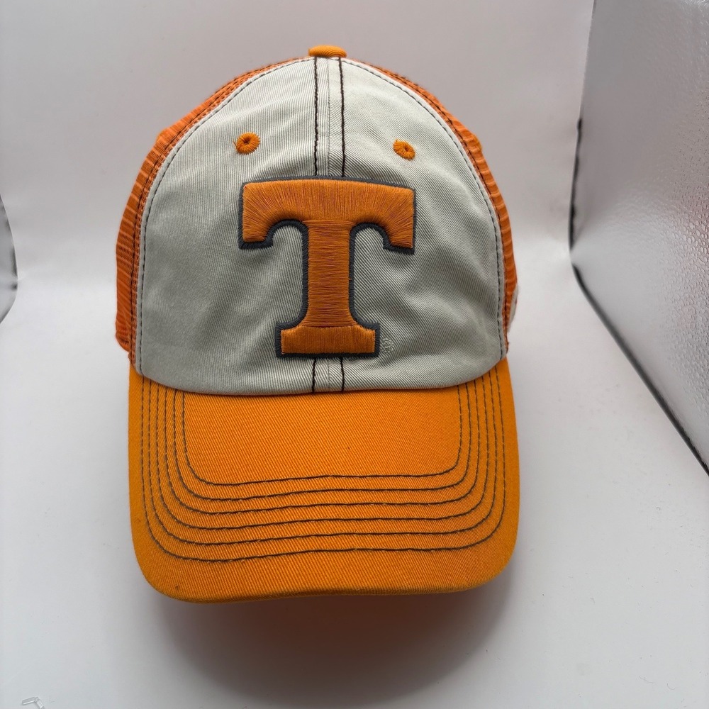 Russell Athletic Tennessee Volunteers Vols Trucker Hat Orange White Snapback Cap